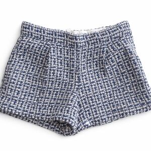 Janie and Jack Tweed Shorts 18-24 Months Navy & White Like New
